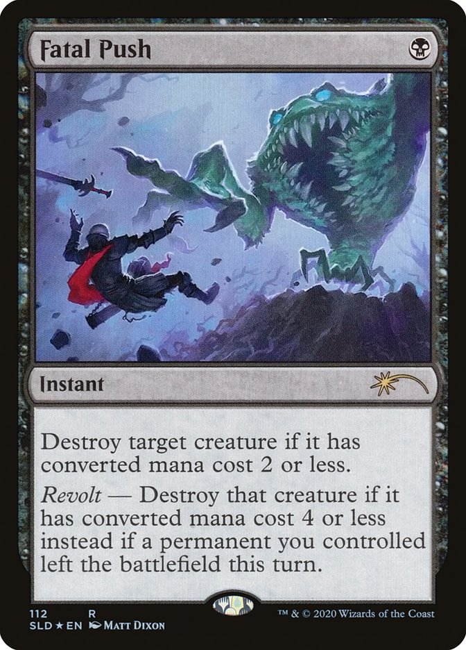 Fatal Push [Secret Lair Drop Series] Magic: The Gathering