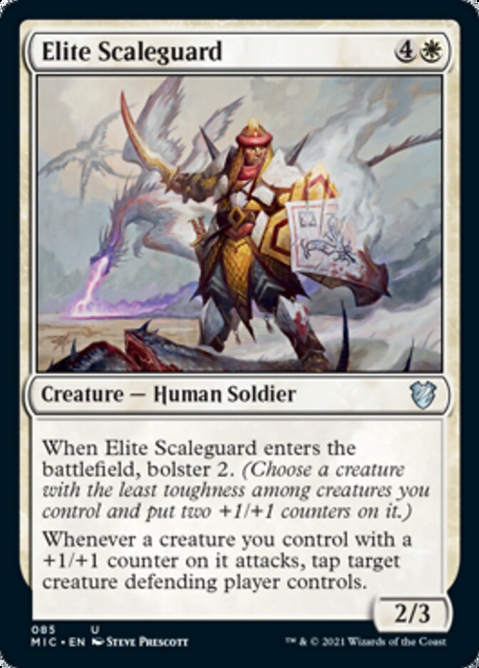 Elite Scaleguard [Innistrad: Midnight Hunt Commander] Magic: The Gathering