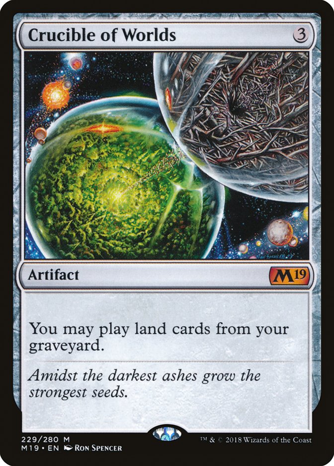 Crucible of Worlds [Core Set 2019] Magic: The Gathering