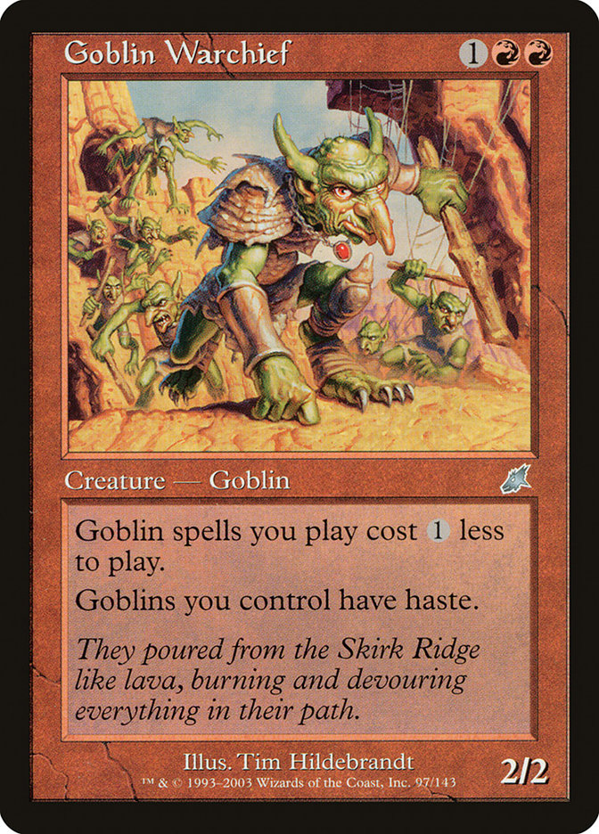 Goblin Warchief [Scourge] Magic: The Gathering