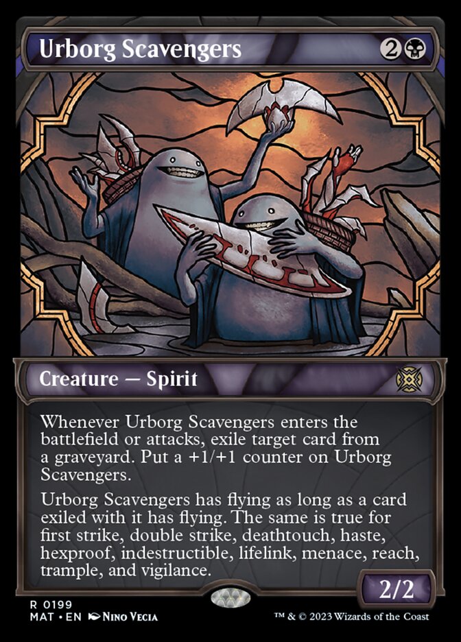 Urborg Scavengers (Showcase Halo Foil) [March of the Machine: The Aftermath] Magic: The Gathering