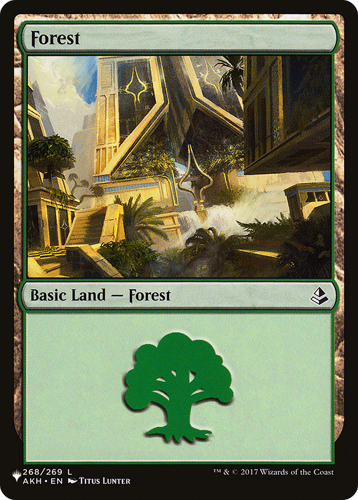 Forest (268) [Secret Lair: From Cute to Brute] Magic: The Gathering