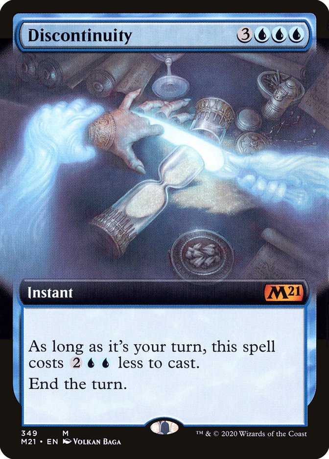 Discontinuity (Extended Art) [Core Set 2021] Magic: The Gathering
