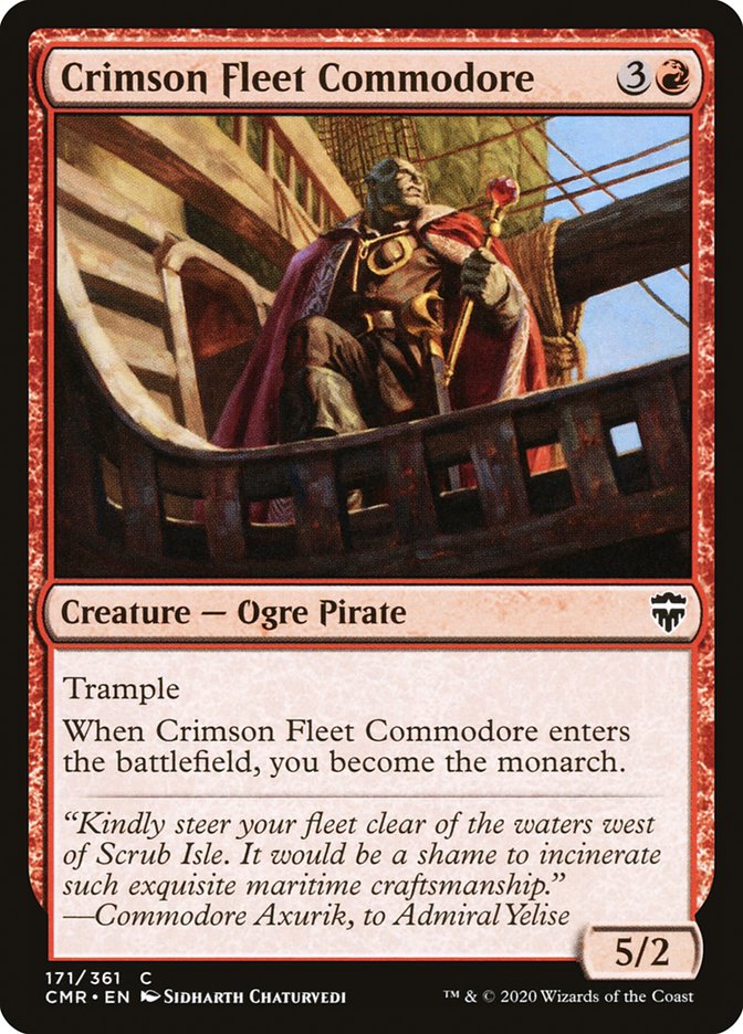 Crimson Fleet Commodore [Commander Legends] Magic: The Gathering