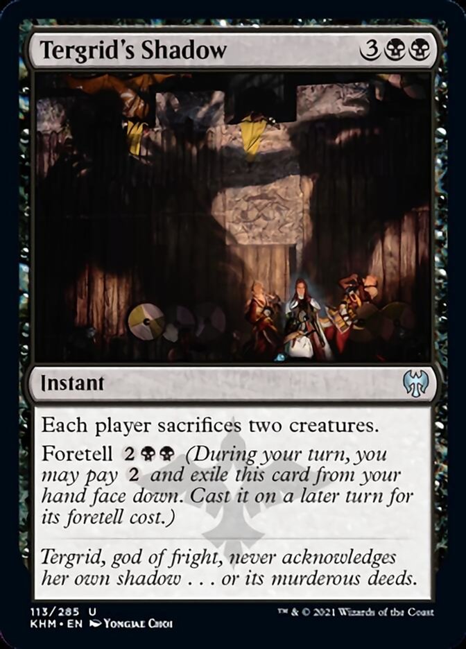 Tergrid's Shadow [Kaldheim] Magic: The Gathering