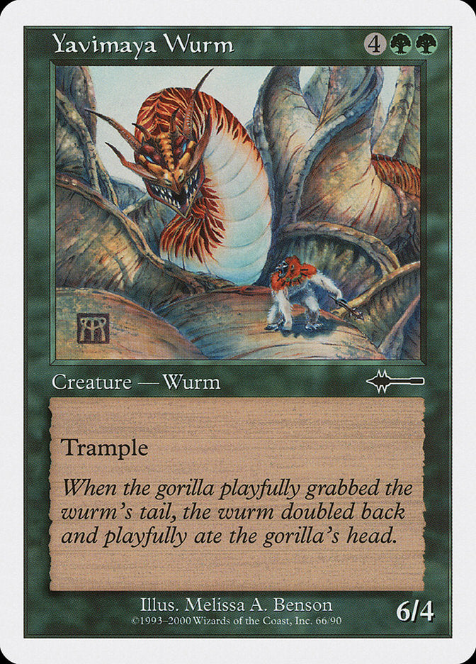 Yavimaya Wurm [Beatdown] Magic: The Gathering