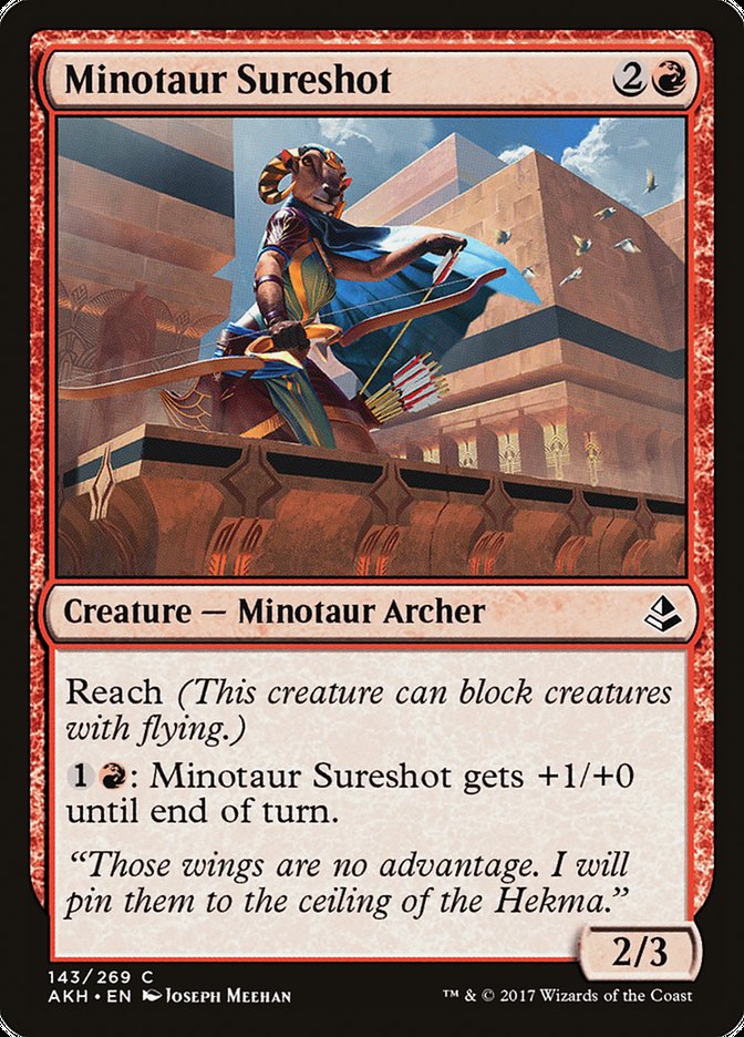 Minotaur Sureshot [Amonkhet] Magic: The Gathering