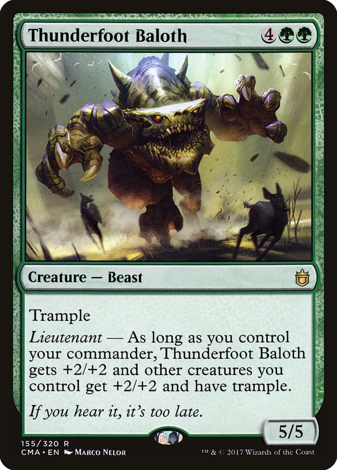 Thunderfoot Baloth [Commander Anthology] Magic: The Gathering