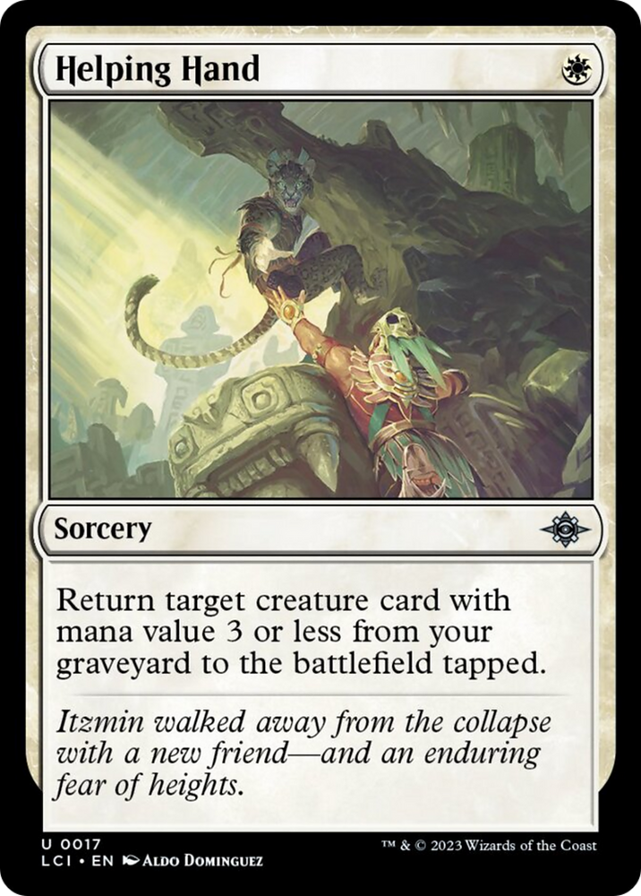 Helping Hand [The Lost Caverns of Ixalan] Magic: The Gathering