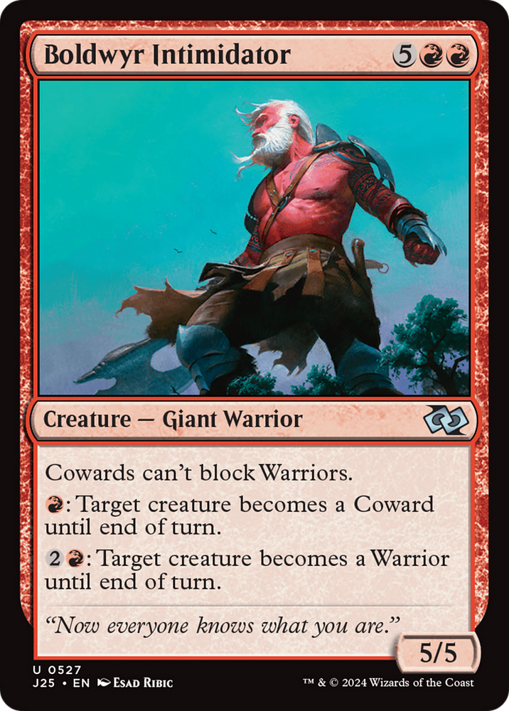 Boldwyr Intimidator [Foundations Jumpstart] Magic: The Gathering