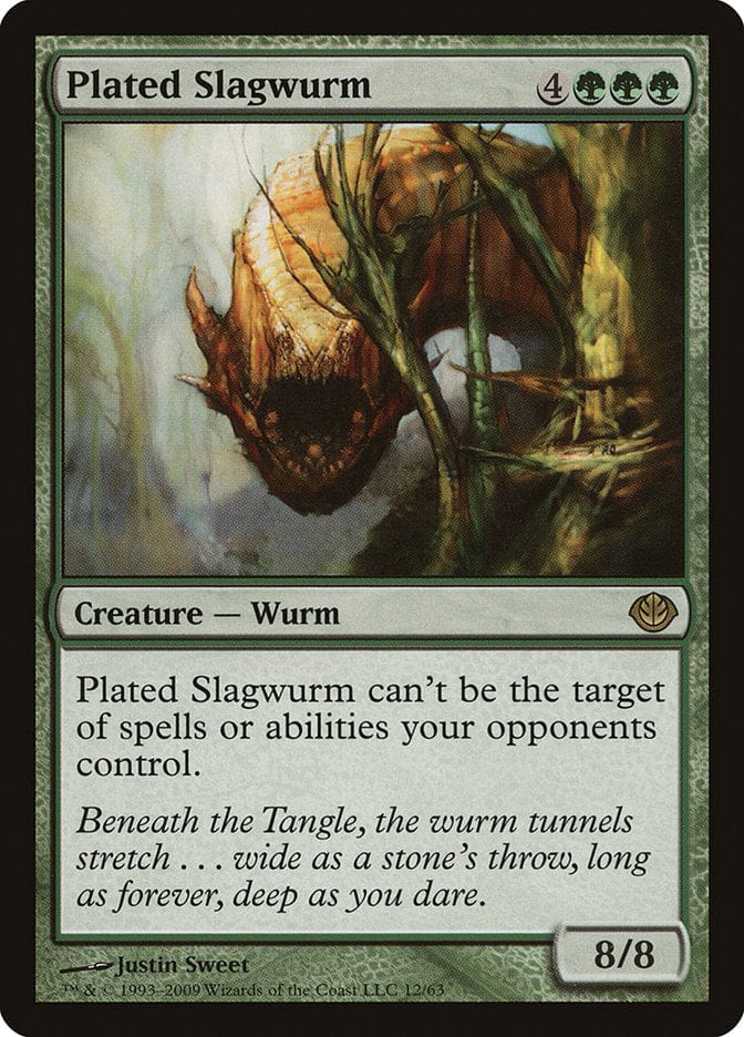 Plated Slagwurm [Duel Decks: Garruk vs. Liliana] Magic: The Gathering