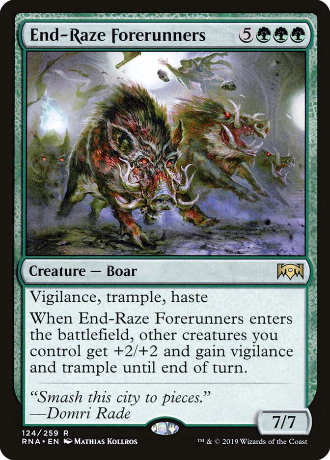 End-Raze Forerunners [Ravnica Allegiance] Magic: The Gathering