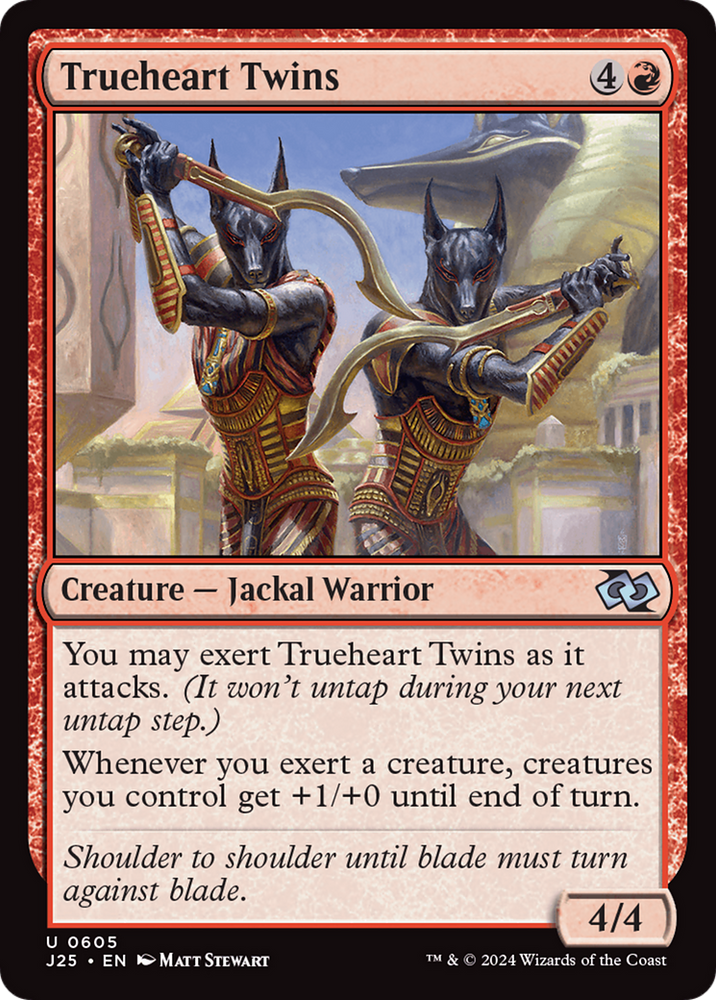 Trueheart Twins [Foundations Jumpstart] Magic: The Gathering