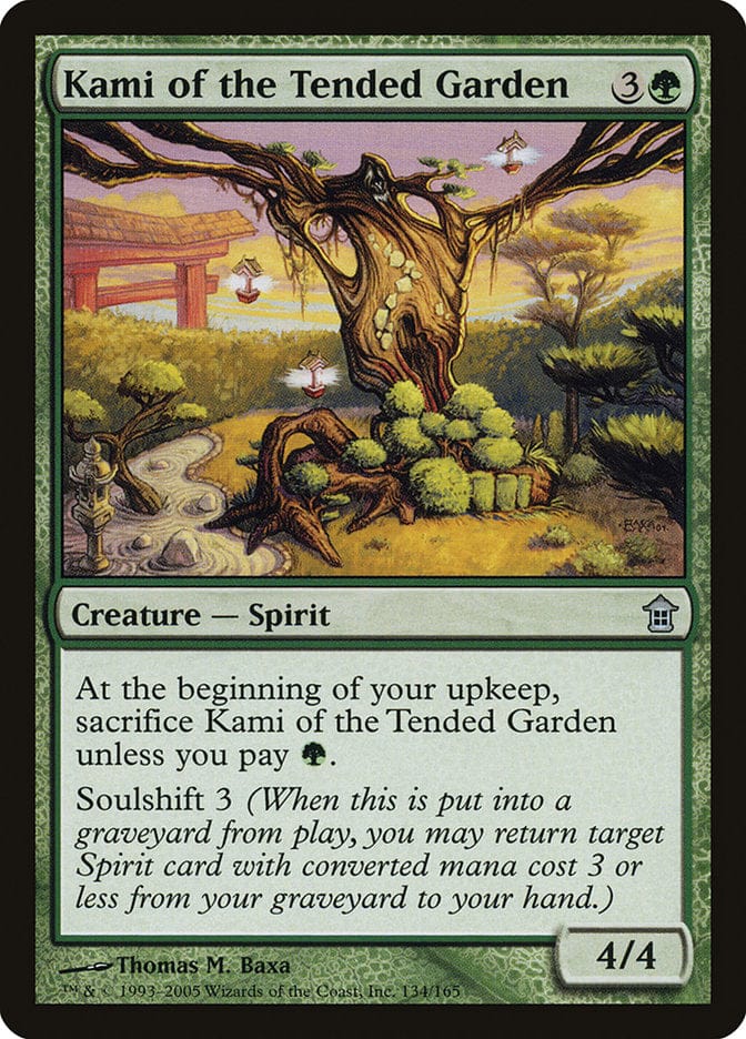 Kami of the Tended Garden [Saviors of Kamigawa] Magic: The Gathering