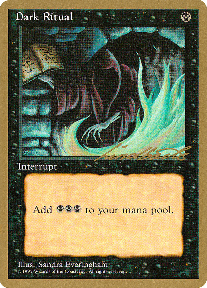 Dark Ritual (Leon Lindback) [Pro Tour Collector Set] Magic: The Gathering