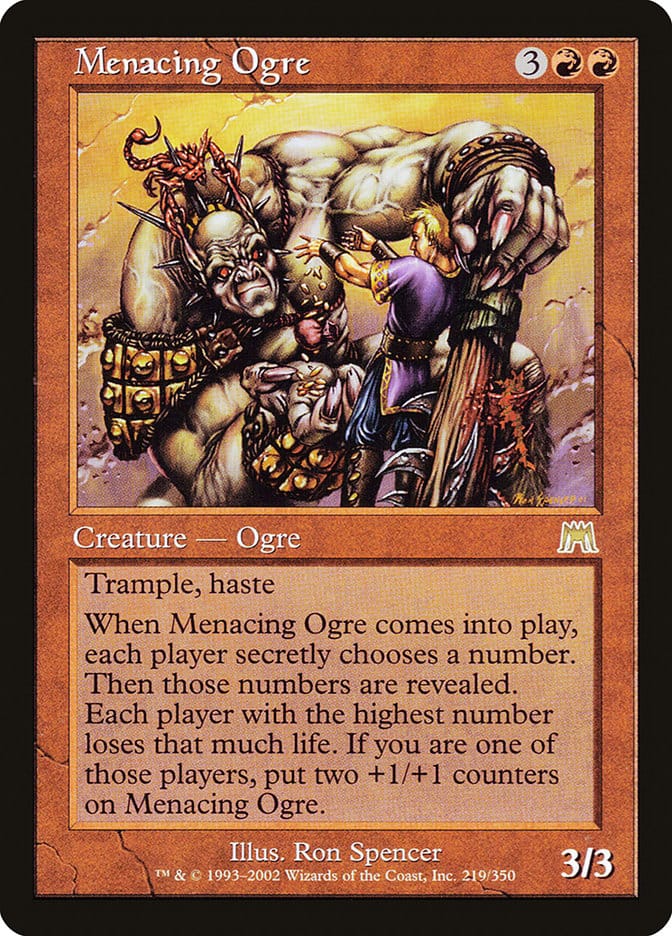 Menacing Ogre [Onslaught] Magic: The Gathering