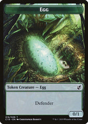 Gargoyle // Egg Double-Sided Token [Commander 2019 Tokens] Magic: The Gathering