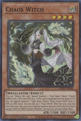 Chaos Witch [PHHY-EN009] Super Rare - Yugioh Cards For Your TCG Needs!