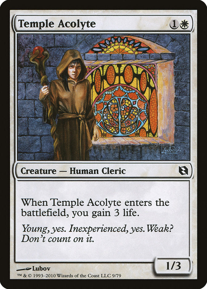 Temple Acolyte [Duel Decks: Elspeth vs. Tezzeret] Magic: The Gathering