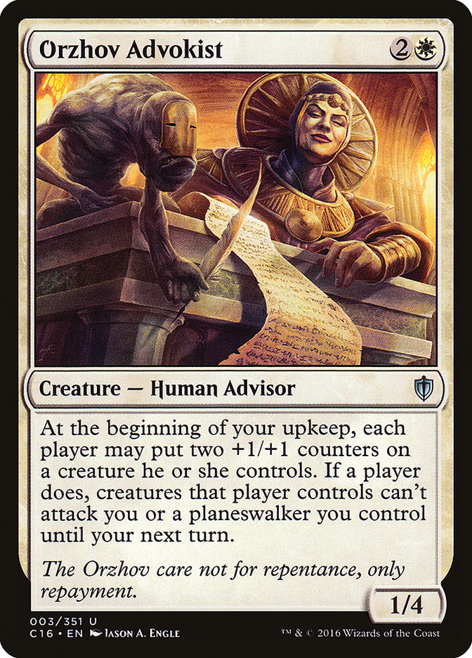 Orzhov Advokist [Commander 2016] Magic: The Gathering