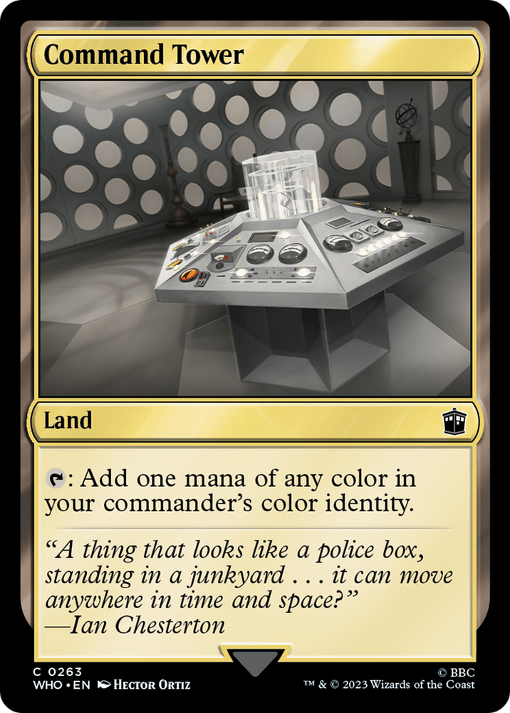 Command Tower (0263) [Doctor Who] Magic: The Gathering