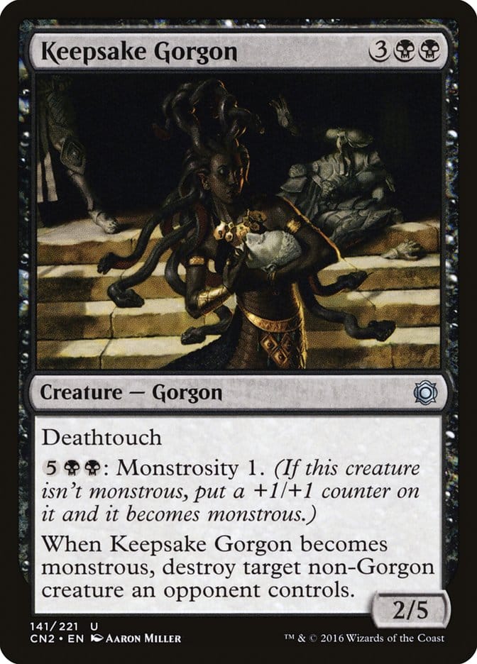 Keepsake Gorgon [Conspiracy: Take the Crown] Magic: The Gathering