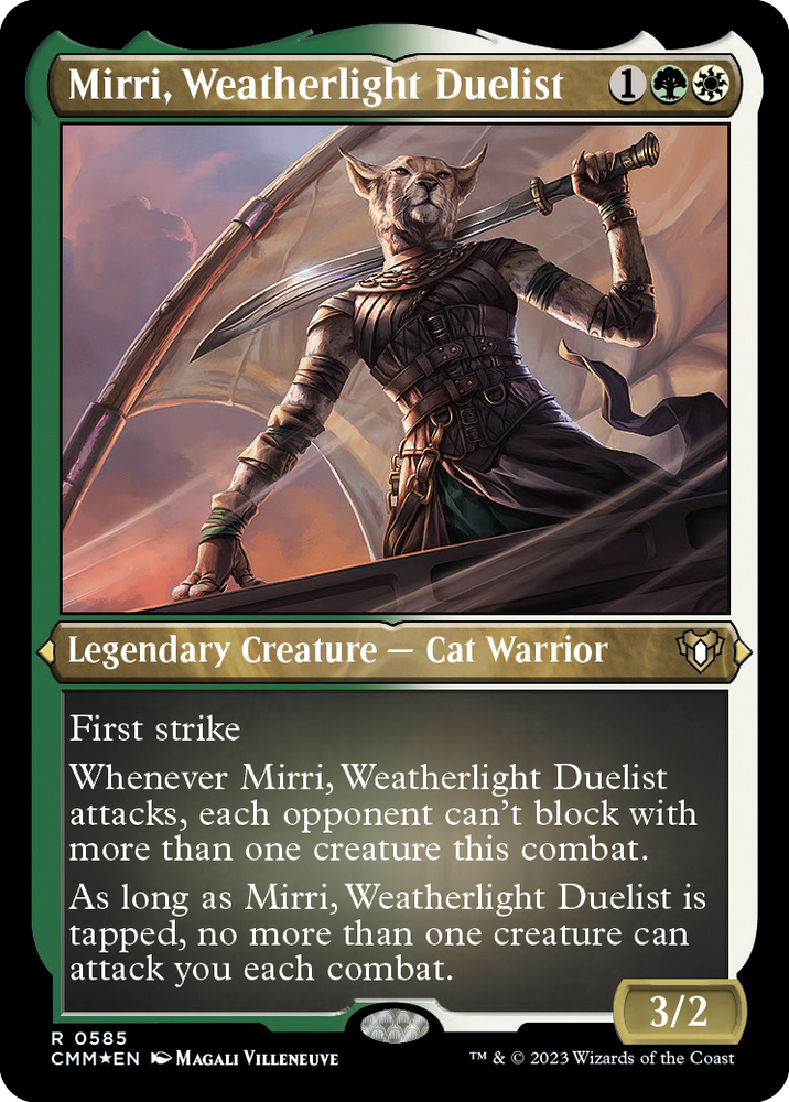 Mirri, Weatherlight Duelist (Foil Etched) [Commander Masters] Magic: The Gathering