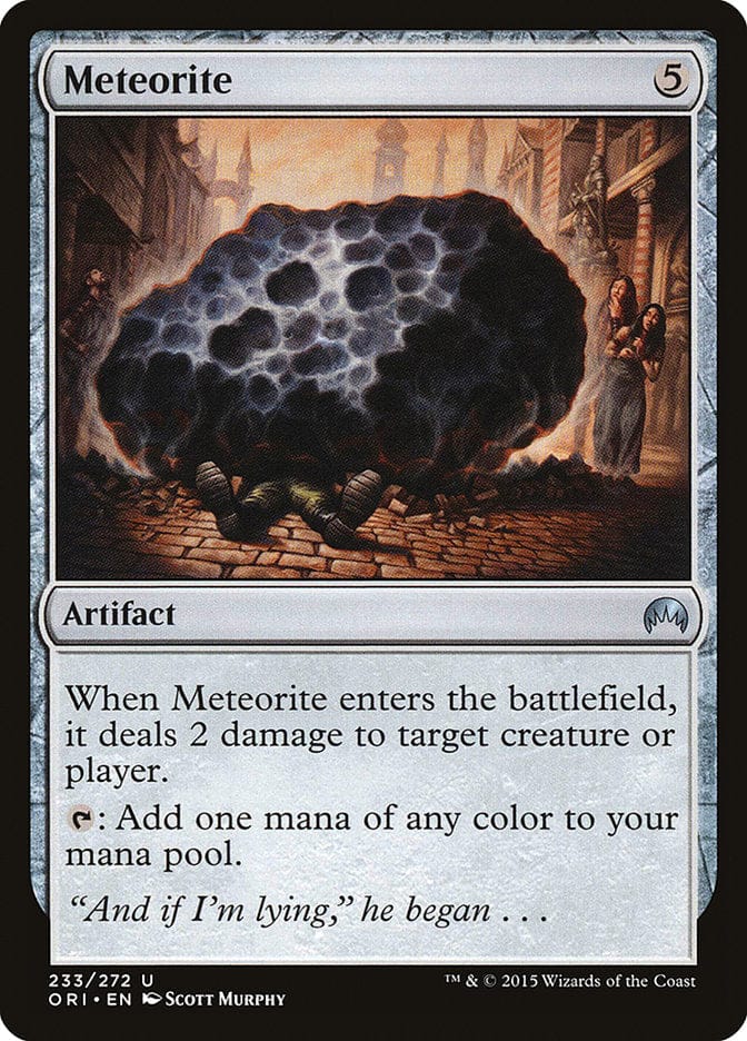 Meteorite [Magic Origins] Magic: The Gathering