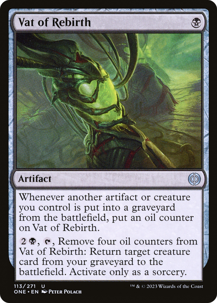 Vat of Rebirth [Phyrexia: All Will Be One] Magic: The Gathering