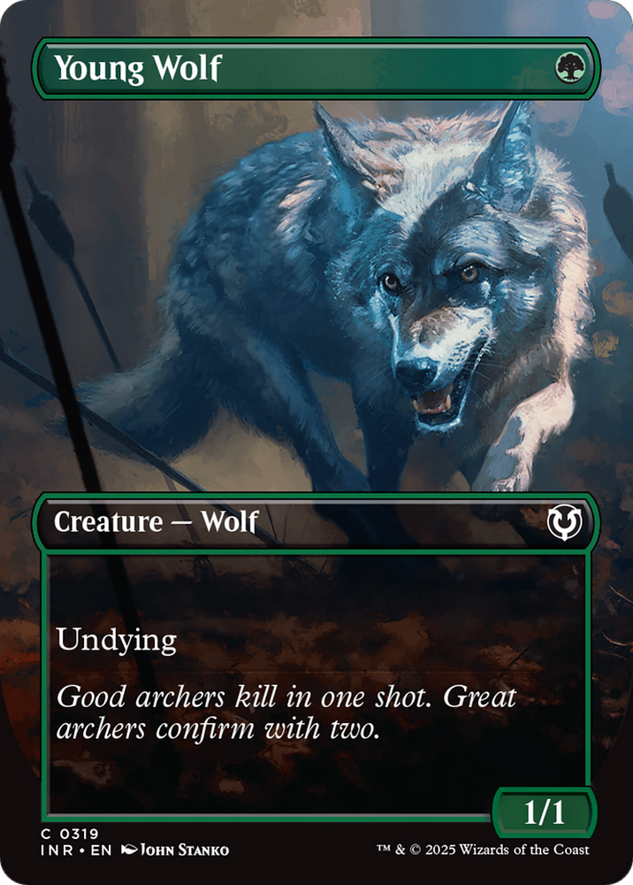 Young Wolf (Borderless) [Innistrad Remastered] Magic: The Gathering