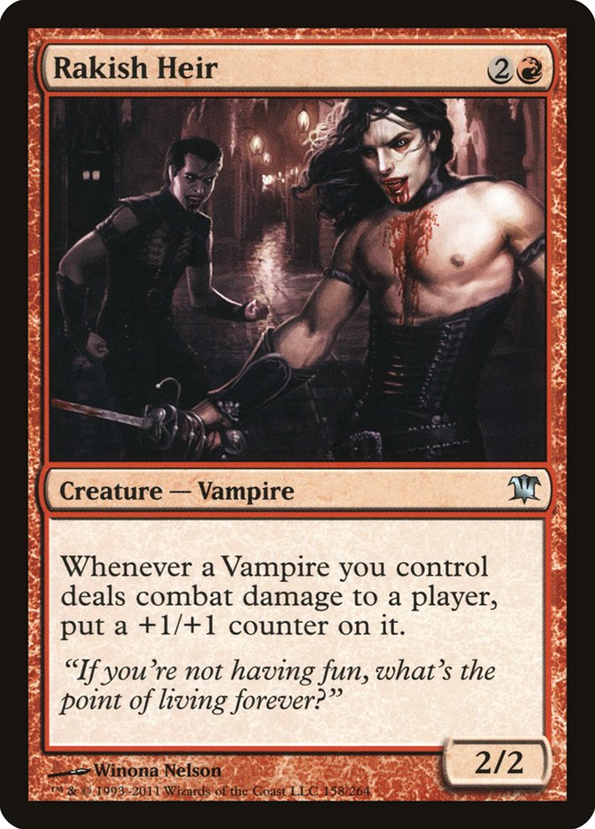 Rakish Heir [Innistrad] Magic: The Gathering