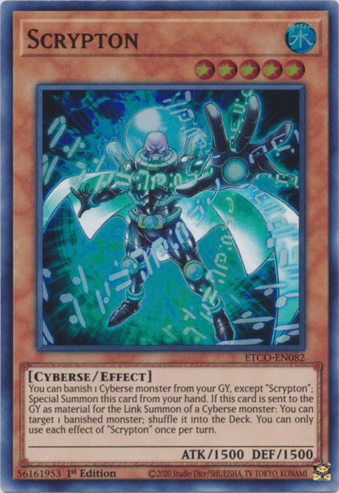Scrypton [ETCO-EN082] Super Rare - Yugioh Cards For Your TCG Needs!
