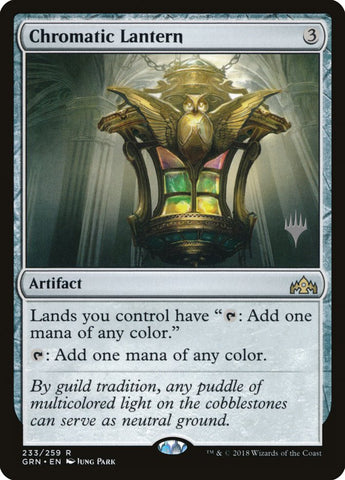 Chromatic Lantern (Promo Pack) [Guilds of Ravnica Promos] Magic: The Gathering