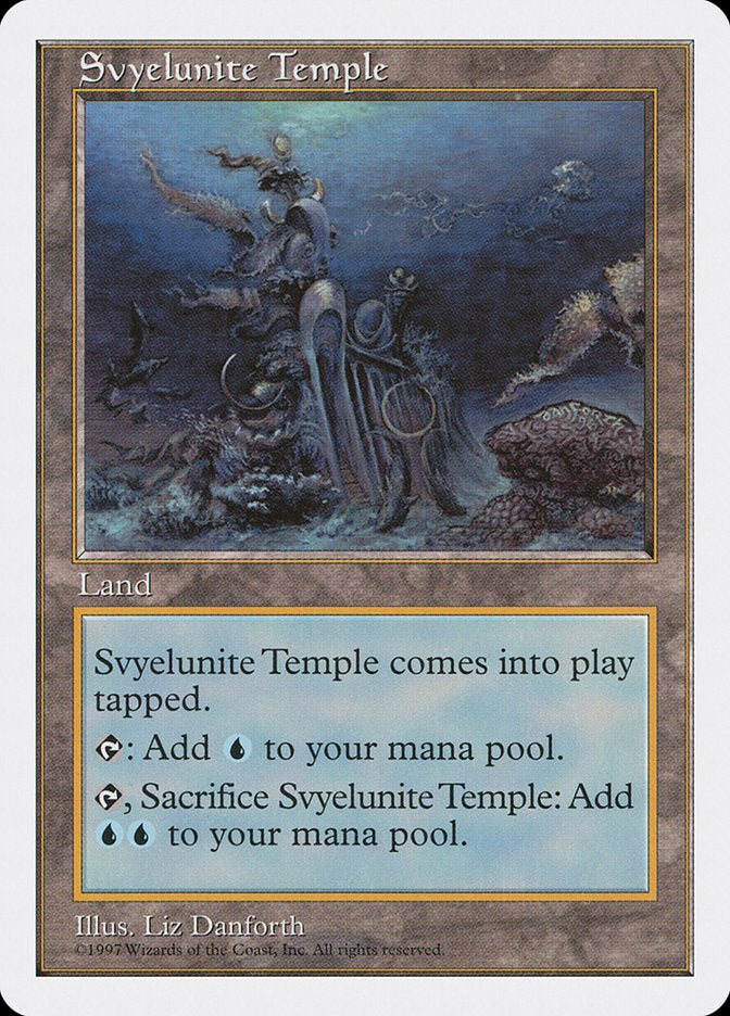 Svyelunite Temple [Fifth Edition] Magic: The Gathering