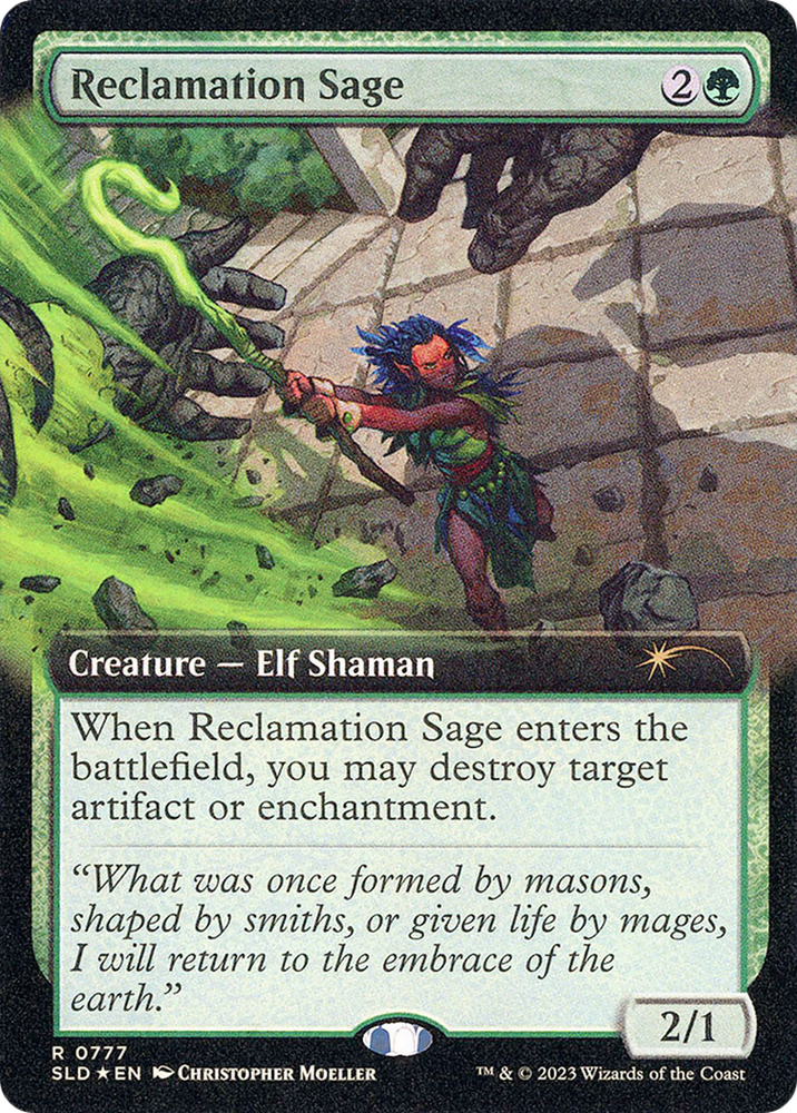 Reclamation Sage (Extended Art) [Secret Lair Drop Series] Magic: The Gathering
