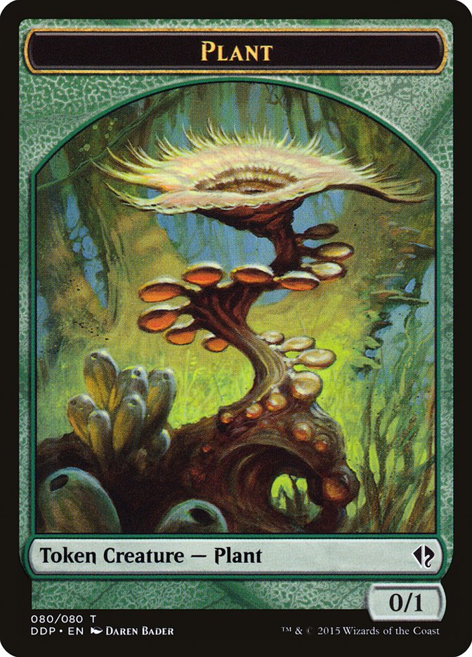 Plant Token [Duel Decks: Zendikar vs. Eldrazi] Magic: The Gathering