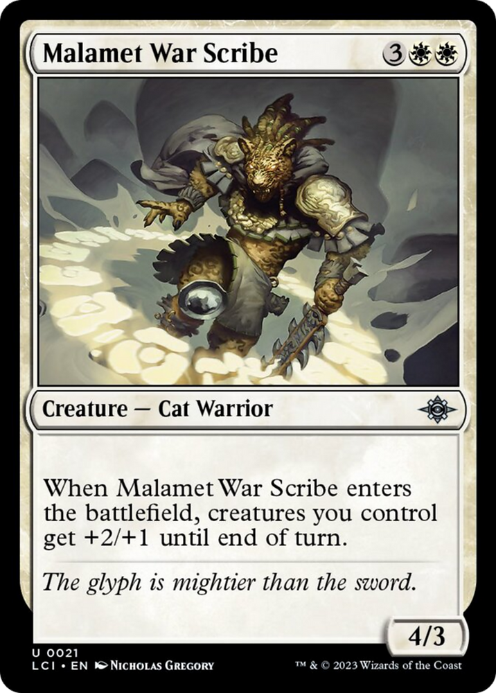 Malamet War Scribe [The Lost Caverns of Ixalan] Magic: The Gathering