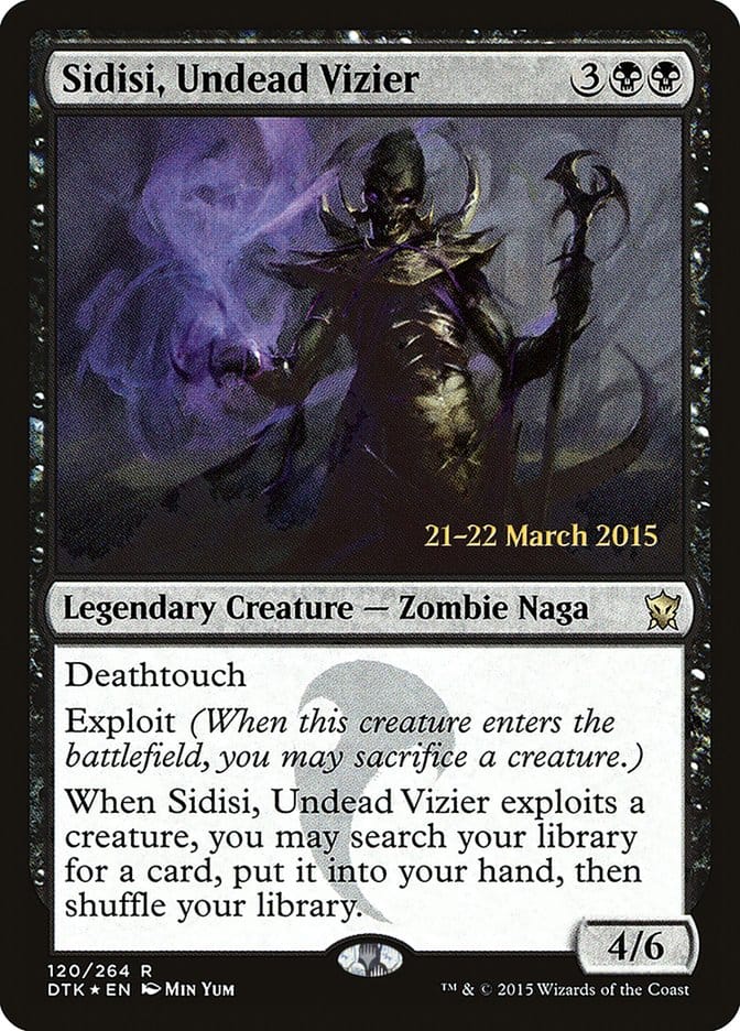Sidisi, Undead Vizier [Dragons of Tarkir Prerelease Promos] Magic: The Gathering