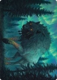 Sarulf, Realm Eater Art Card [Kaldheim Art Series] Magic: The Gathering