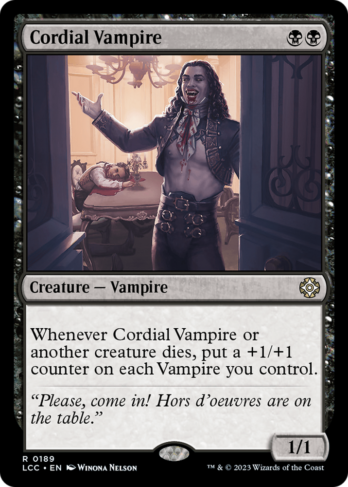 Cordial Vampire [The Lost Caverns of Ixalan Commander] Magic: The Gathering