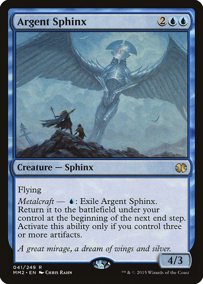 Argent Sphinx [Modern Masters 2015] Magic: The Gathering