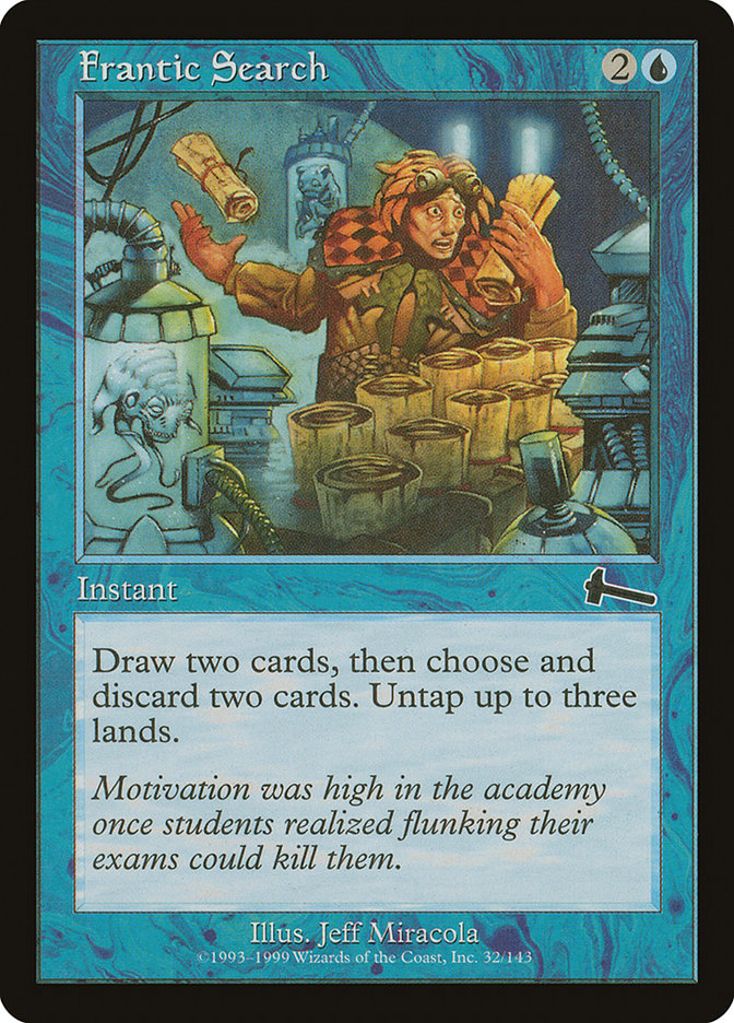 Frantic Search [Urza's Legacy] Magic: The Gathering