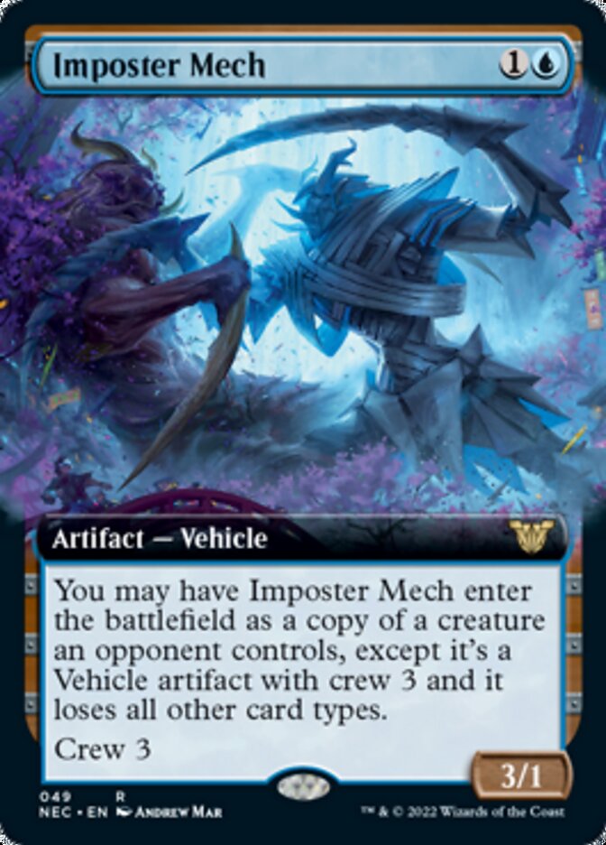 Imposter Mech (Extended Art) [Kamigawa: Neon Dynasty Commander] Magic: The Gathering