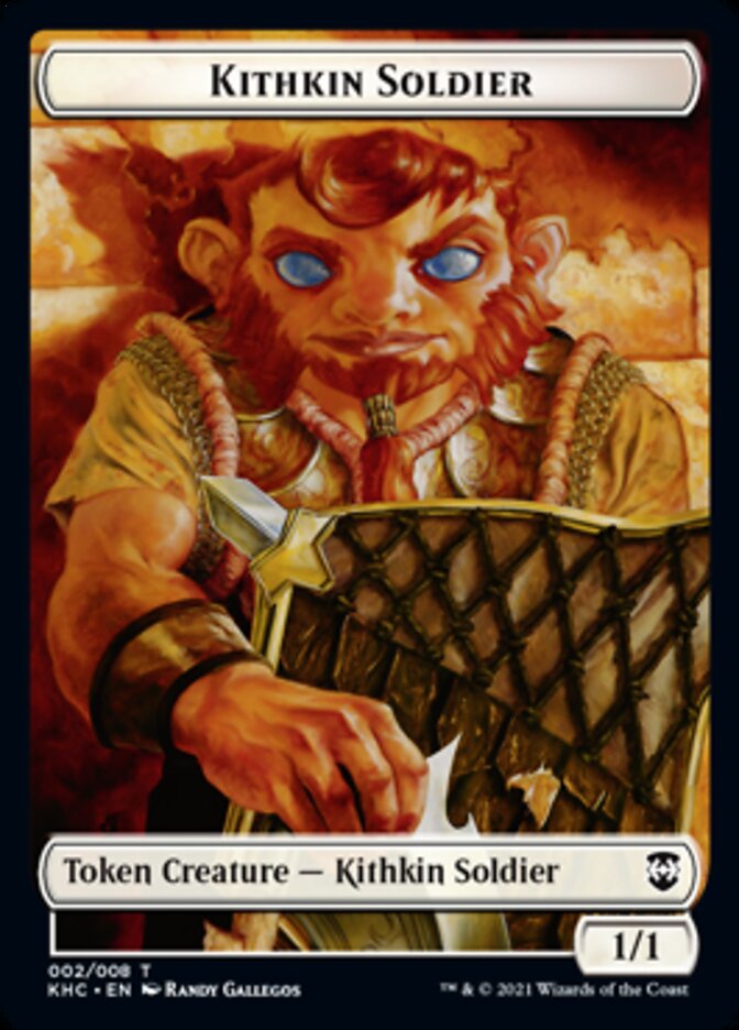 Kithkin Soldier Token [Kaldheim Commander Tokens] Magic: The Gathering