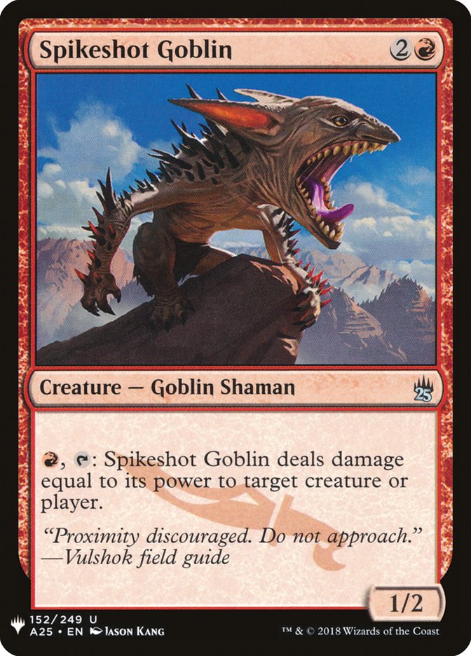 Spikeshot Goblin [Mystery Booster] Magic: The Gathering
