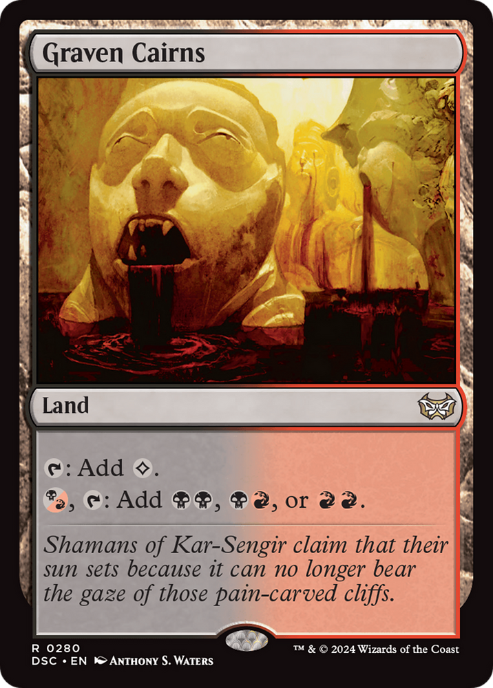Graven Cairns [Duskmourn: House of Horror Commander] Magic: The Gathering