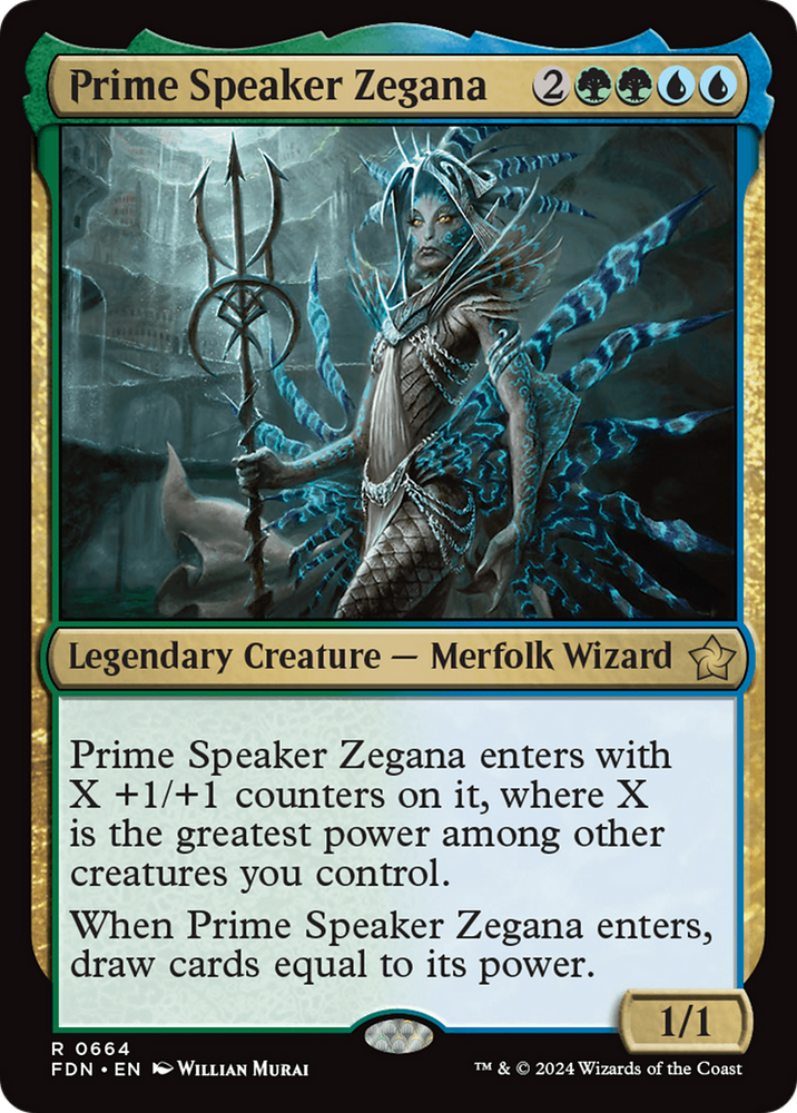 Prime Speaker Zegana [Foundations] Magic: The Gathering