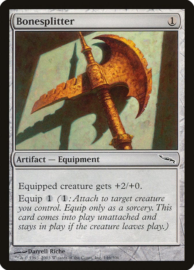 Bonesplitter [Mirrodin] Magic: The Gathering