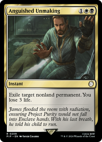 Anguished Unmaking [Fallout] Magic: The Gathering