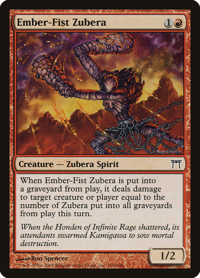 Ember-Fist Zubera [Champions of Kamigawa] Magic: The Gathering
